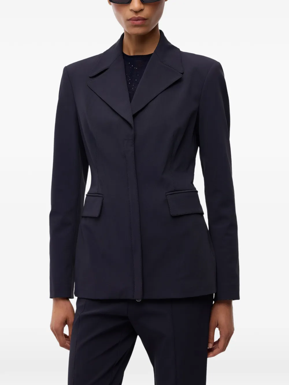 PINKO Blazer met enkele rij knopen Zwart