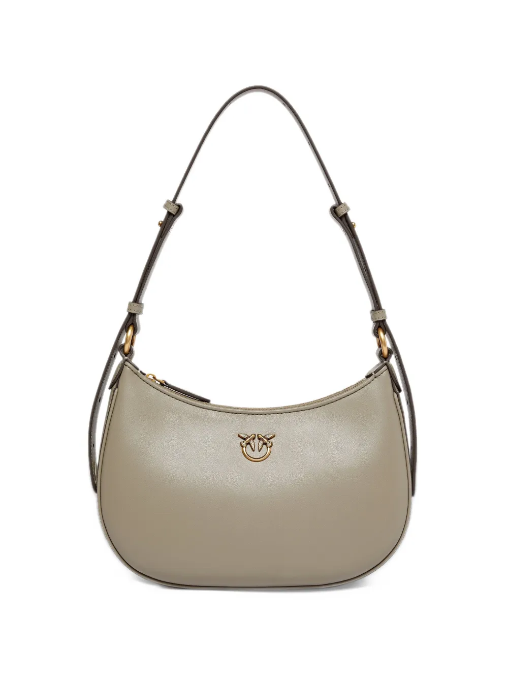 PINKO Borsa a spalla Love Half Moon piccola - Toni neutri