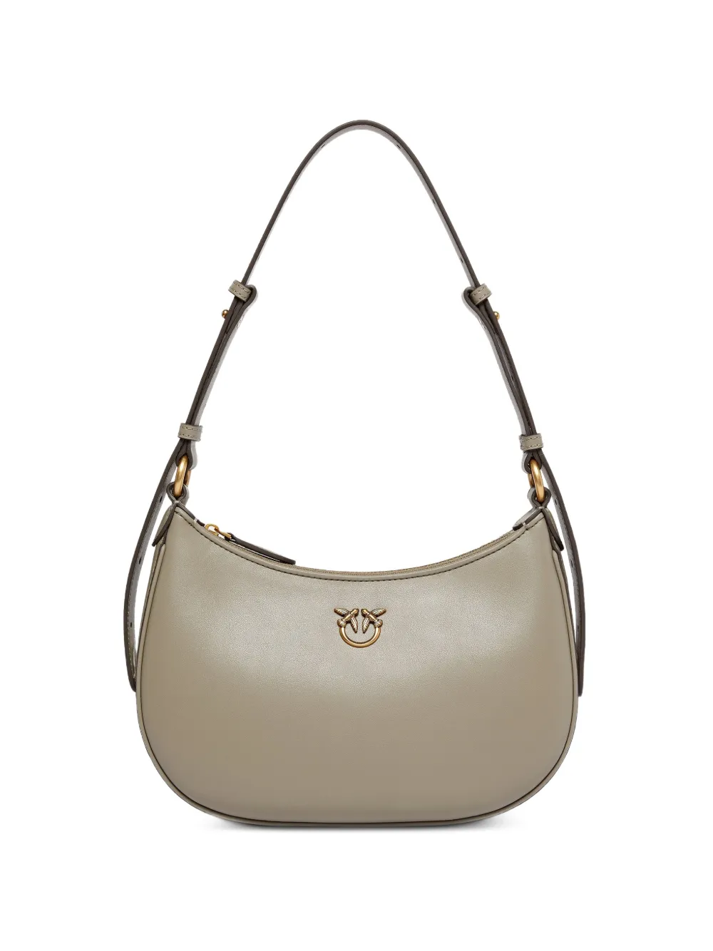 PINKO Borsa a spalla Love Half Moon piccola - Toni neutri