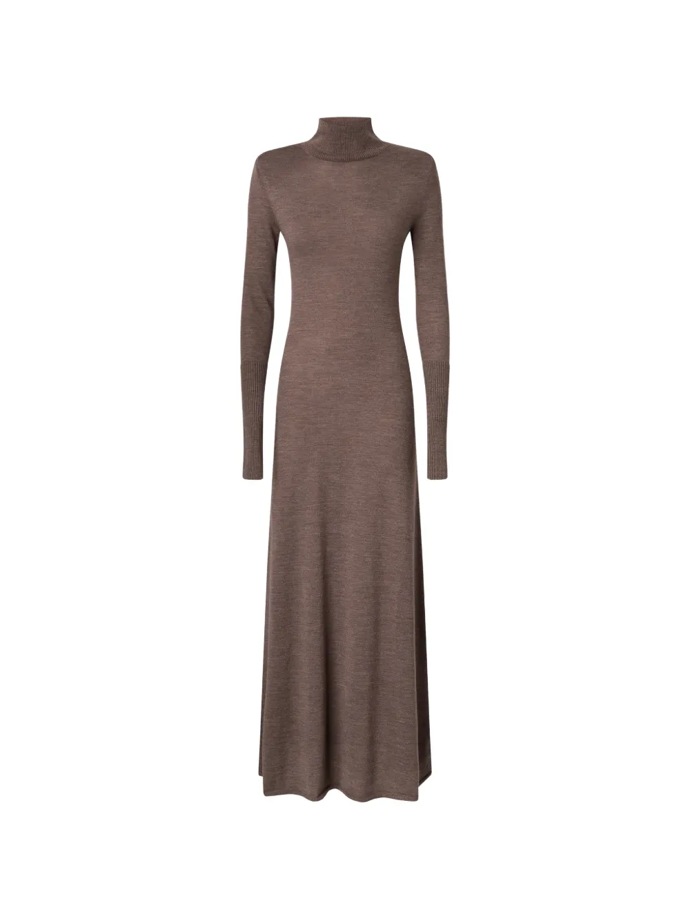 PINKO Midikleid mit Rollkragen - Braun