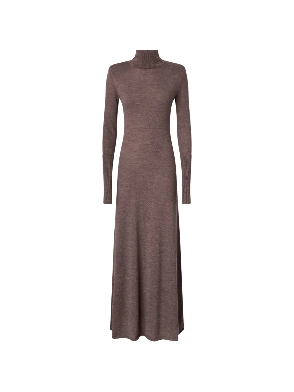 PINKO Midikleid mit Rollkragen - Braun