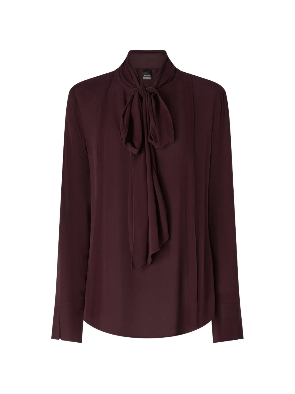 PINKO blouse with sash collar