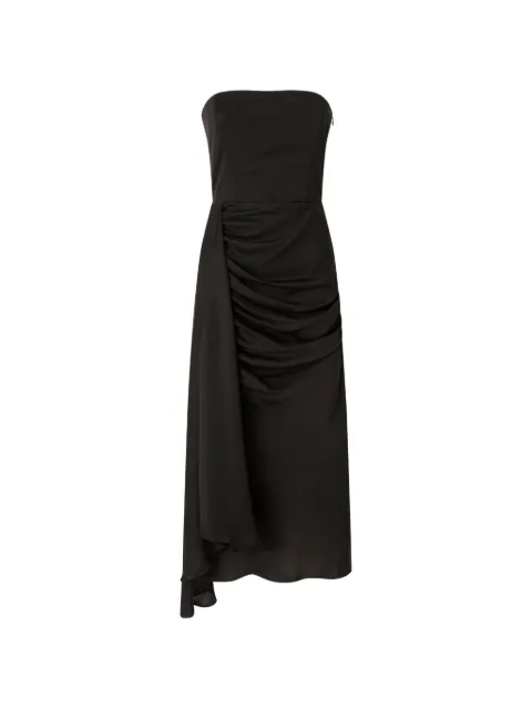 PINKO Ierzu sleeveless satin midi dress