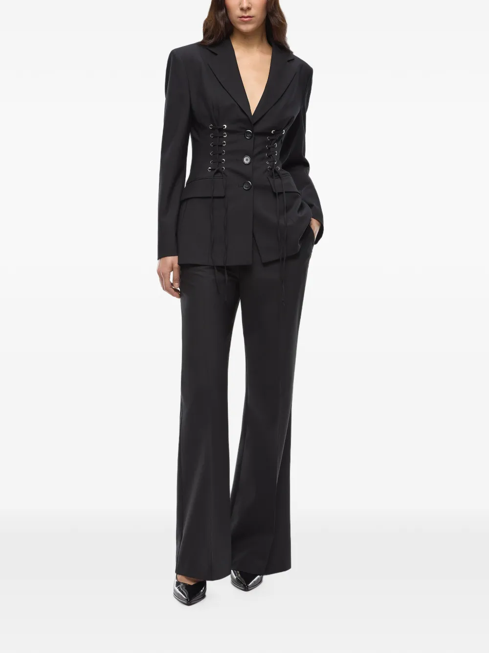 PINKO Blazer met veters Zwart