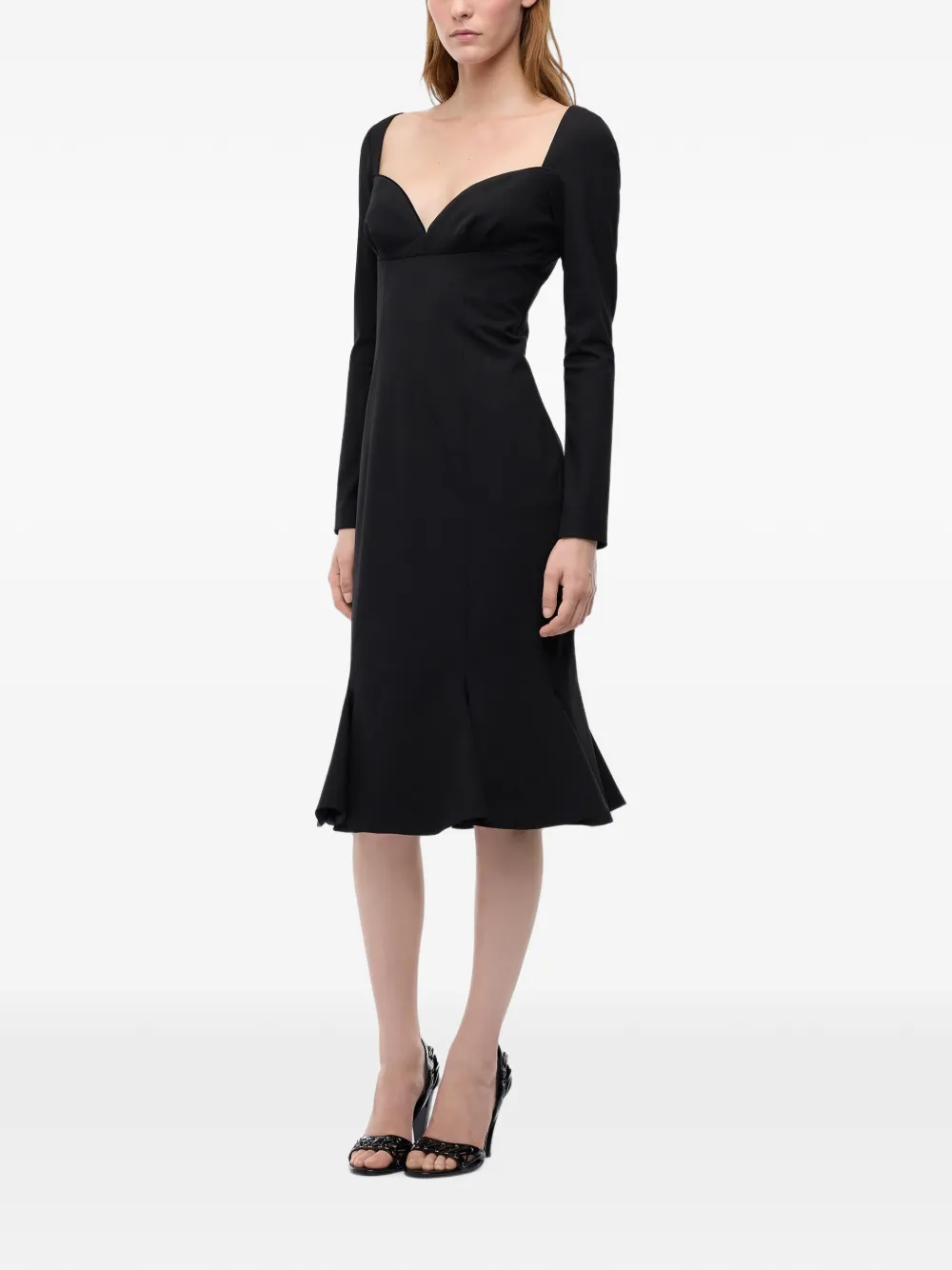 PINKO Jurk met sweetheart hals Zwart