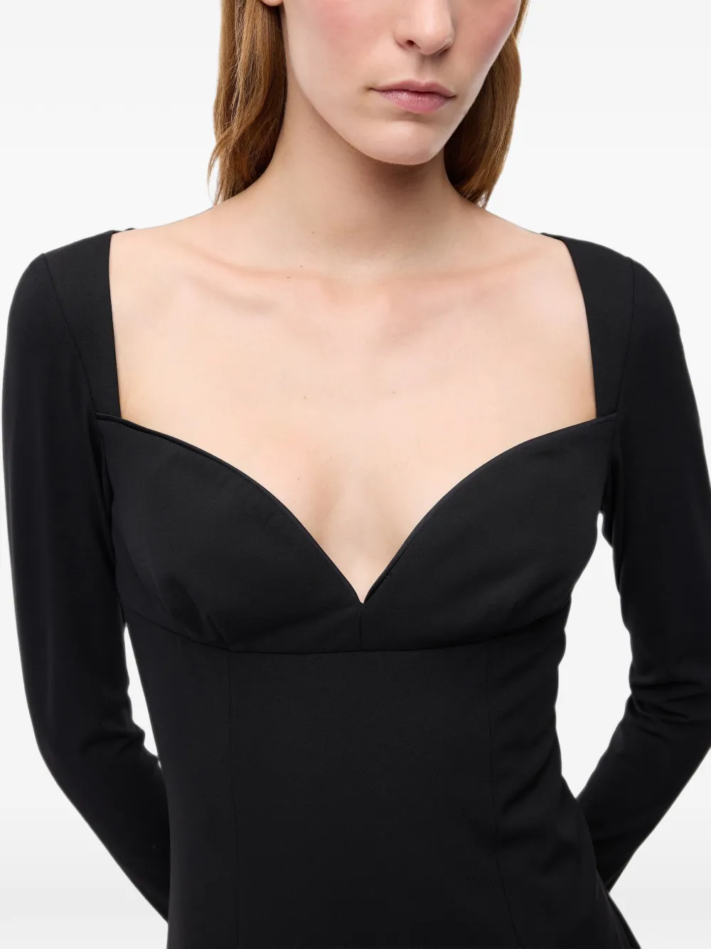 PINKO Jurk met sweetheart hals Zwart