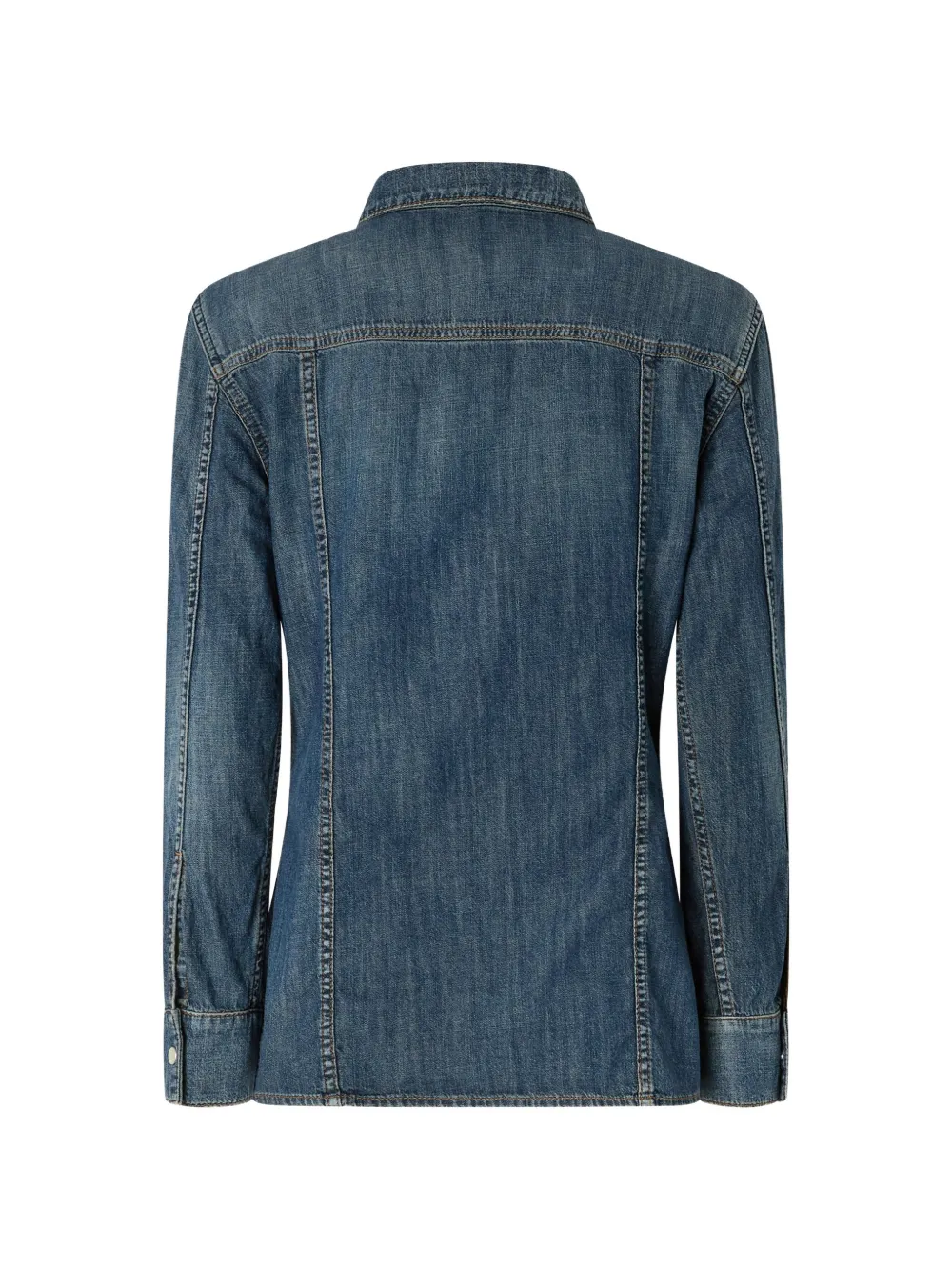 PINKO Button-down overhemd met verwassen effect Blauw