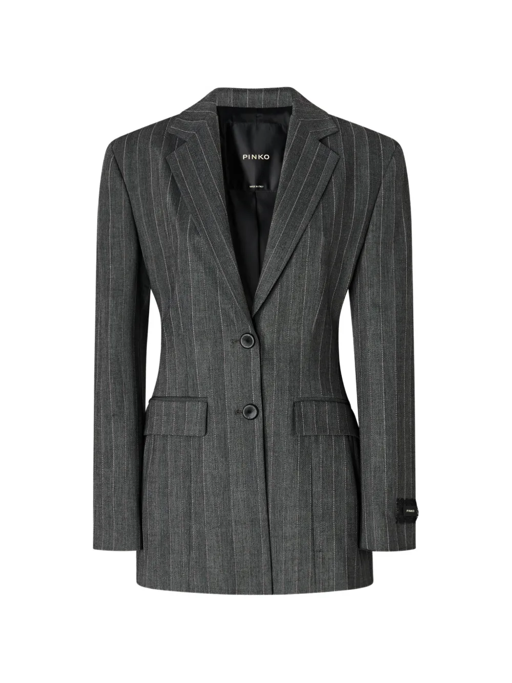 PINKO Blazer monopetto gessato - Grigio