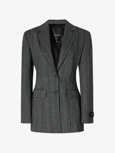 PINKO blazer con botones y motivo de rayas diplomáticas