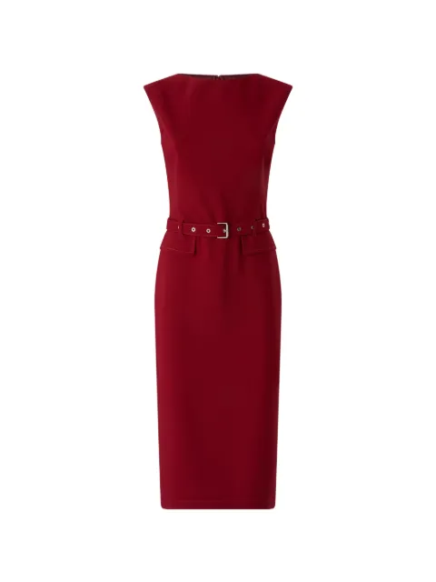 PINKO vestido sin mangas con cinturón