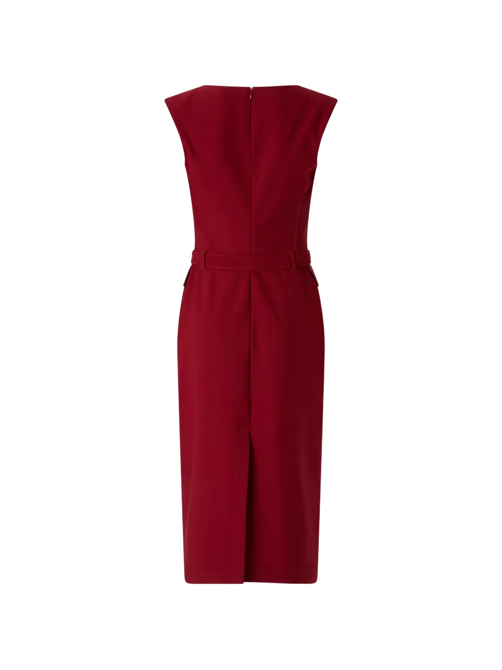 PINKO Mouwloze jurk met ceintuur Rood