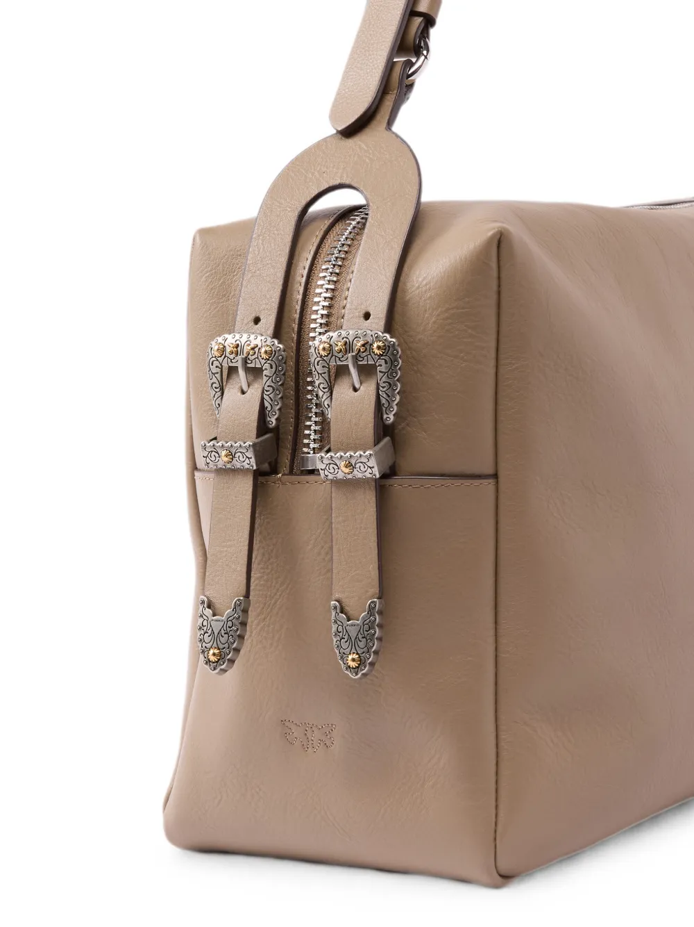 PINKO Schoudertas met gespdetail Beige