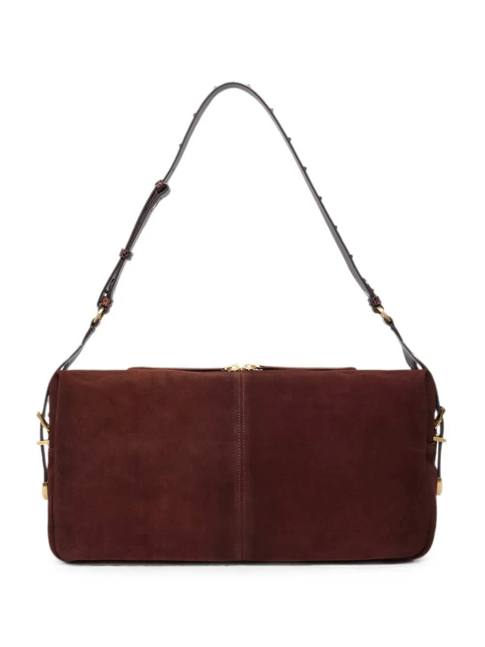 PINKO suede shoulder bag - Braun