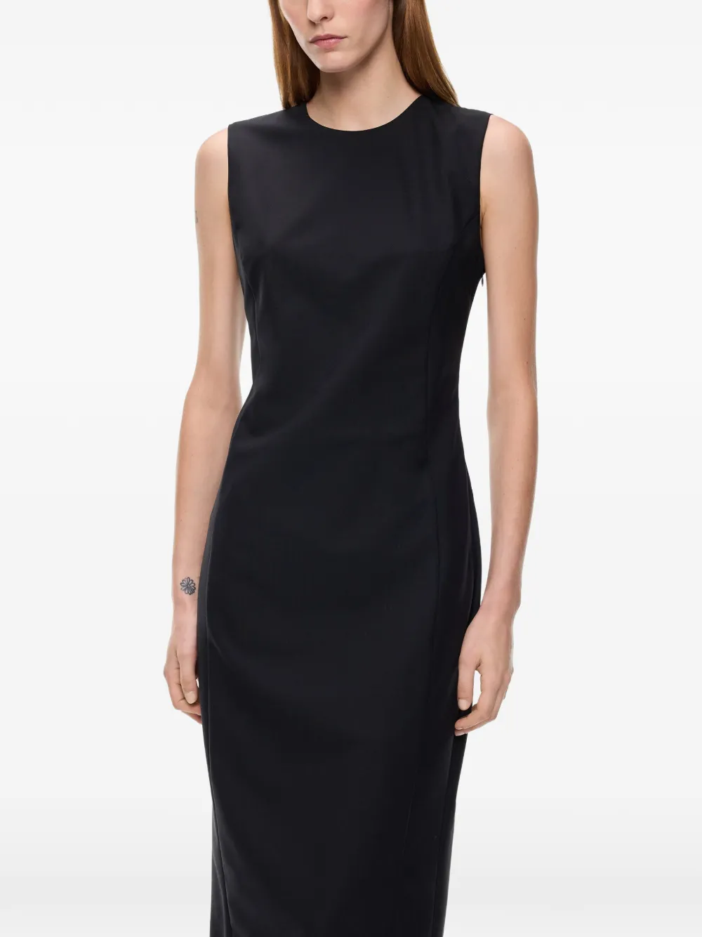 PINKO Jurk met ringlets en veters Zwart