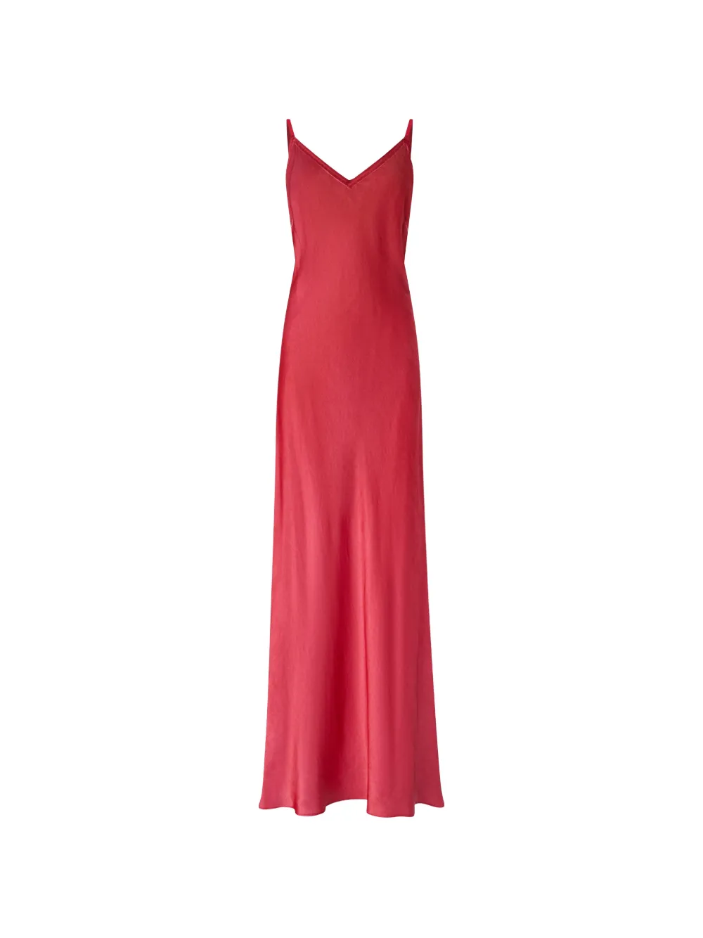 PINKO long slip dress in satin - Rouge PINKO long slip dress in satin - Rouge