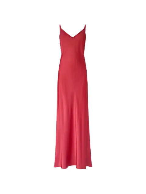 PINKO slip dress largo de satén