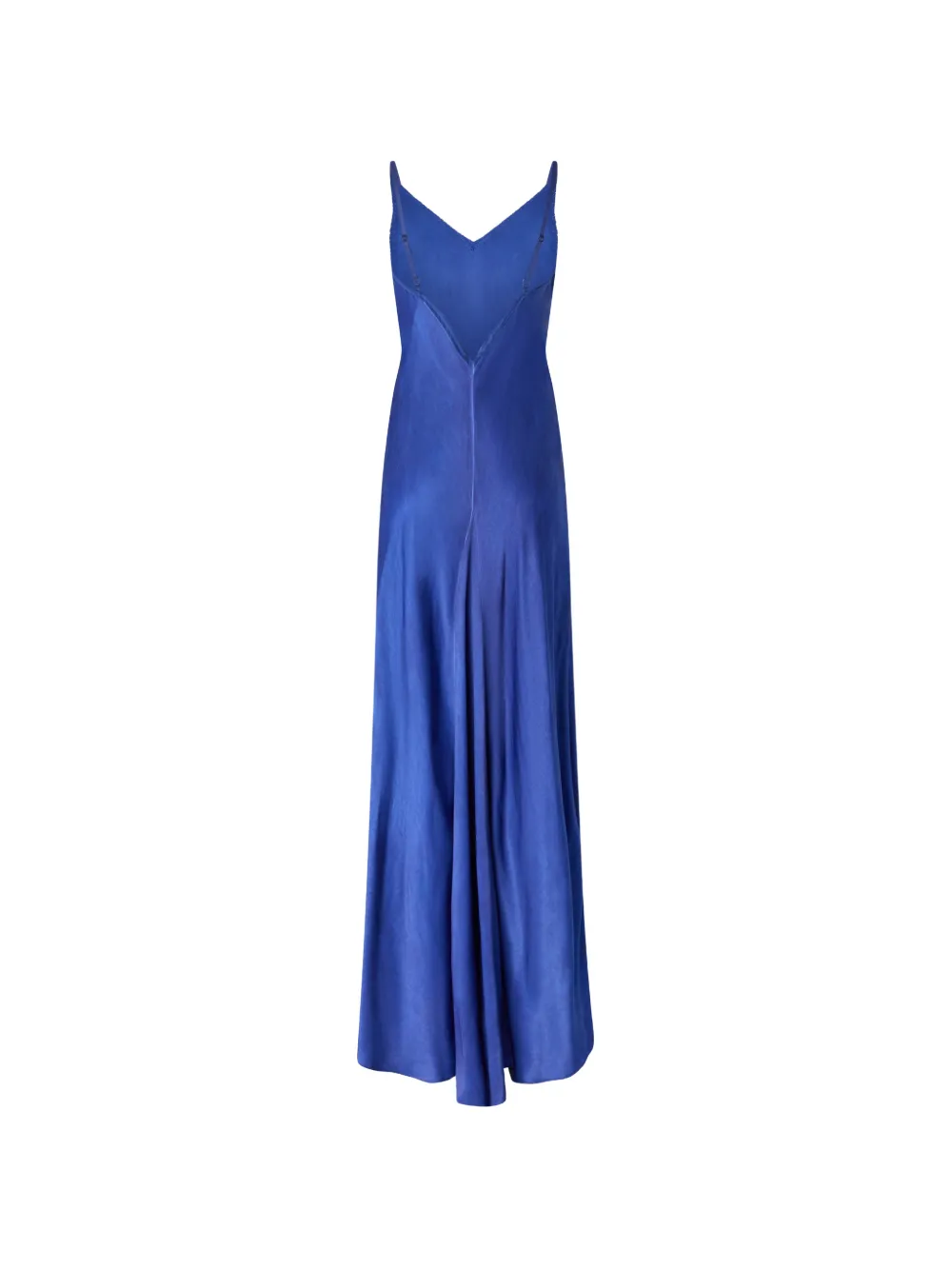 PINKO Lange satijnen jurk Blauw