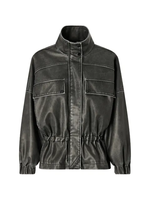 PINKO faded-effect jacket