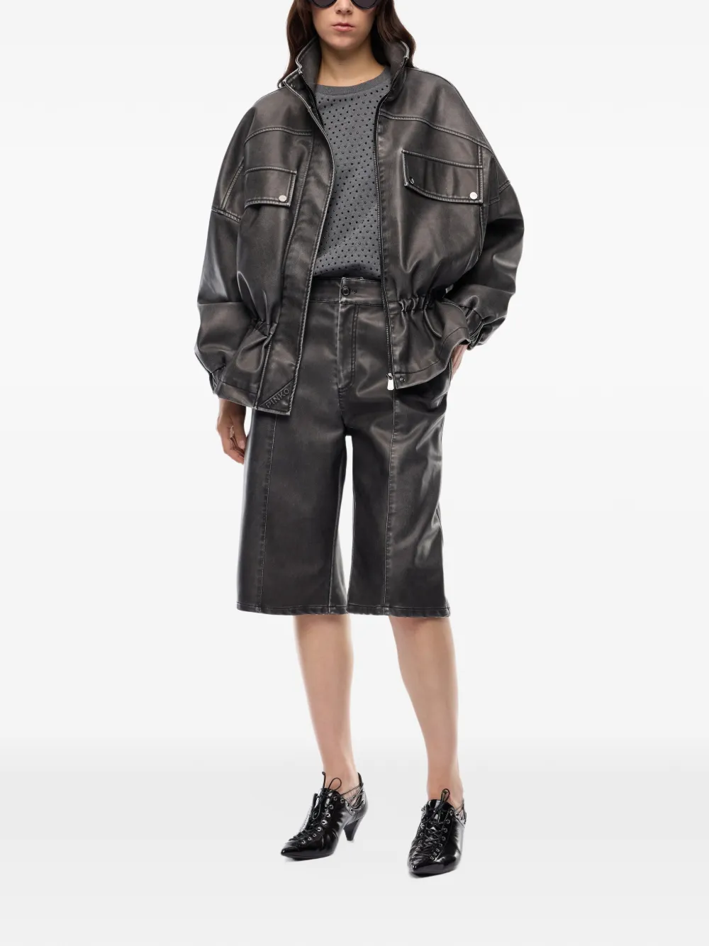 PINKO Jack met vervaagd effect Grijs
