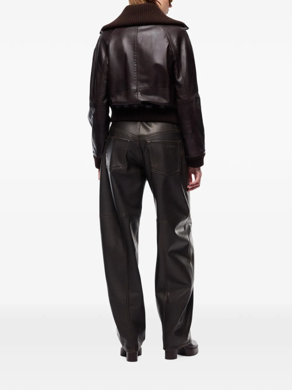 PINKO Bomberjack met geribbelde afwerking Zwart