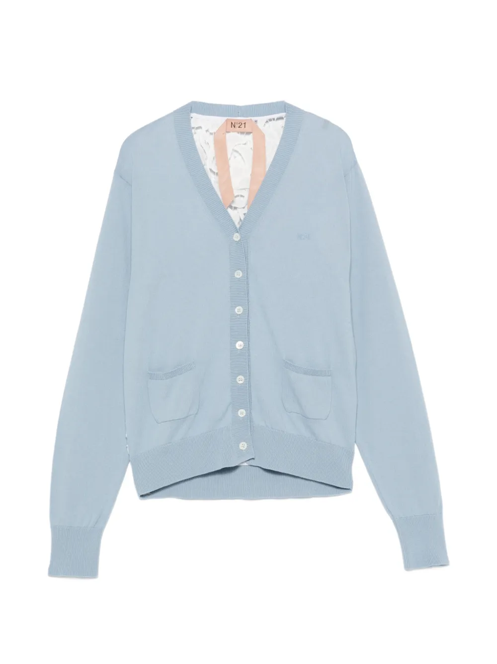 Nº21 V-neck cardigan - Blu