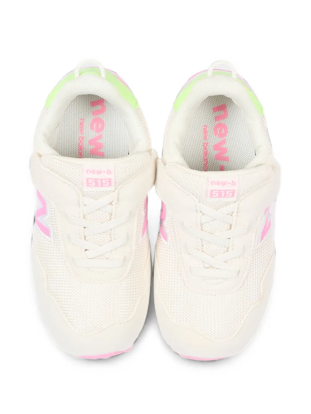 New Balance Kids 515 touch-strap sneakers Beige