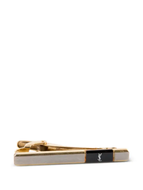 Saint Laurent Pre-Owned 1990s Cassandre-logo tie clip