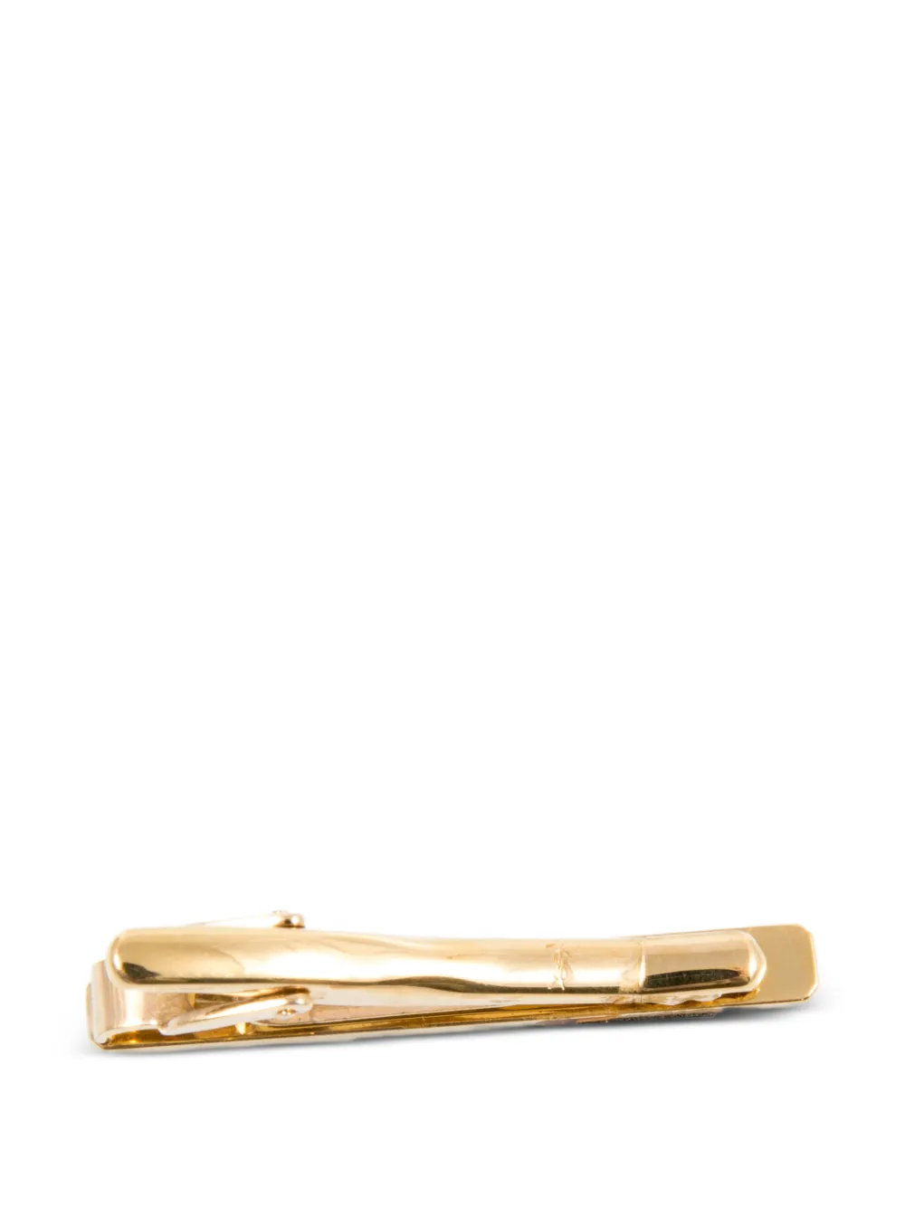 Saint Laurent Pre-owned 1990s Cassandre-logo Tie Clip in Gold, view 4