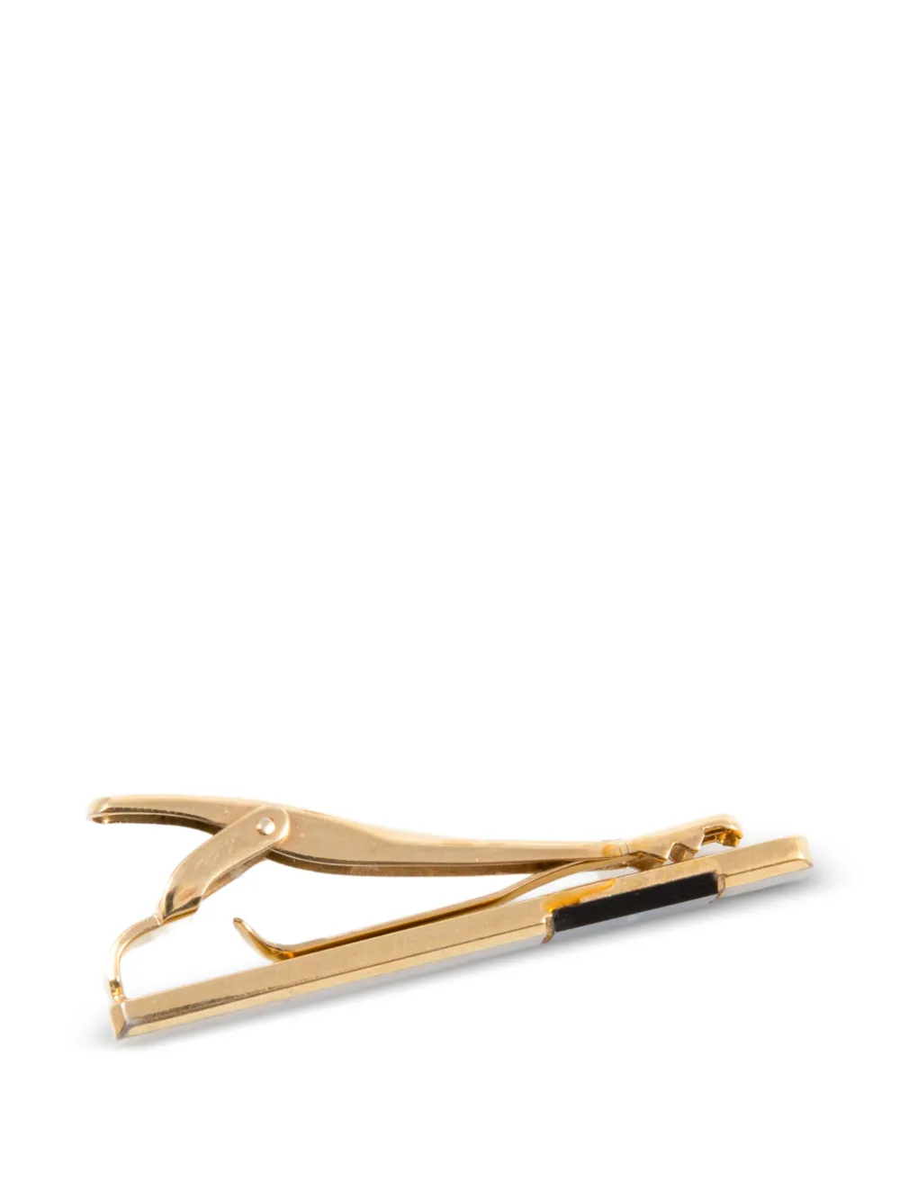 Saint Laurent Pre-owned 1990s Cassandre-logo Tie Clip in Gold, view 5