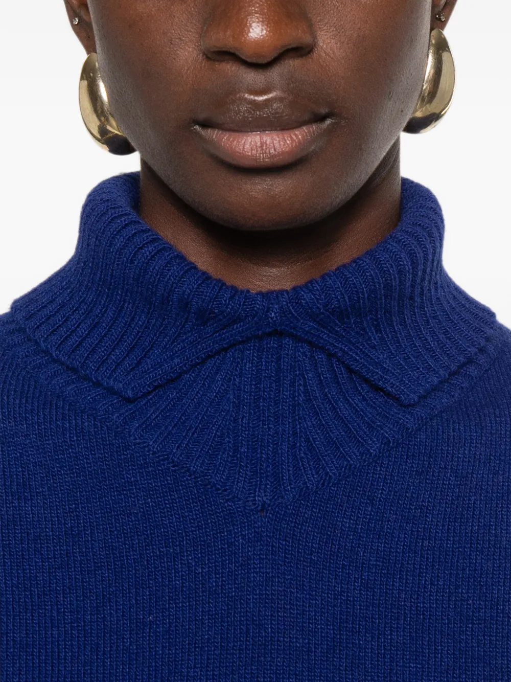 Jil Sander Top met polokraag Blauw