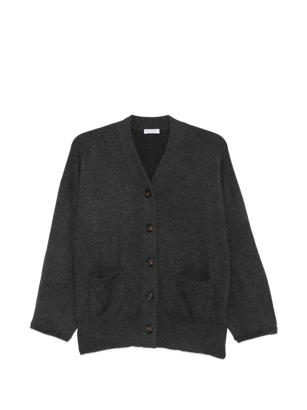 Brunello Cucinelli button-up cashmere cardigan - Grigio