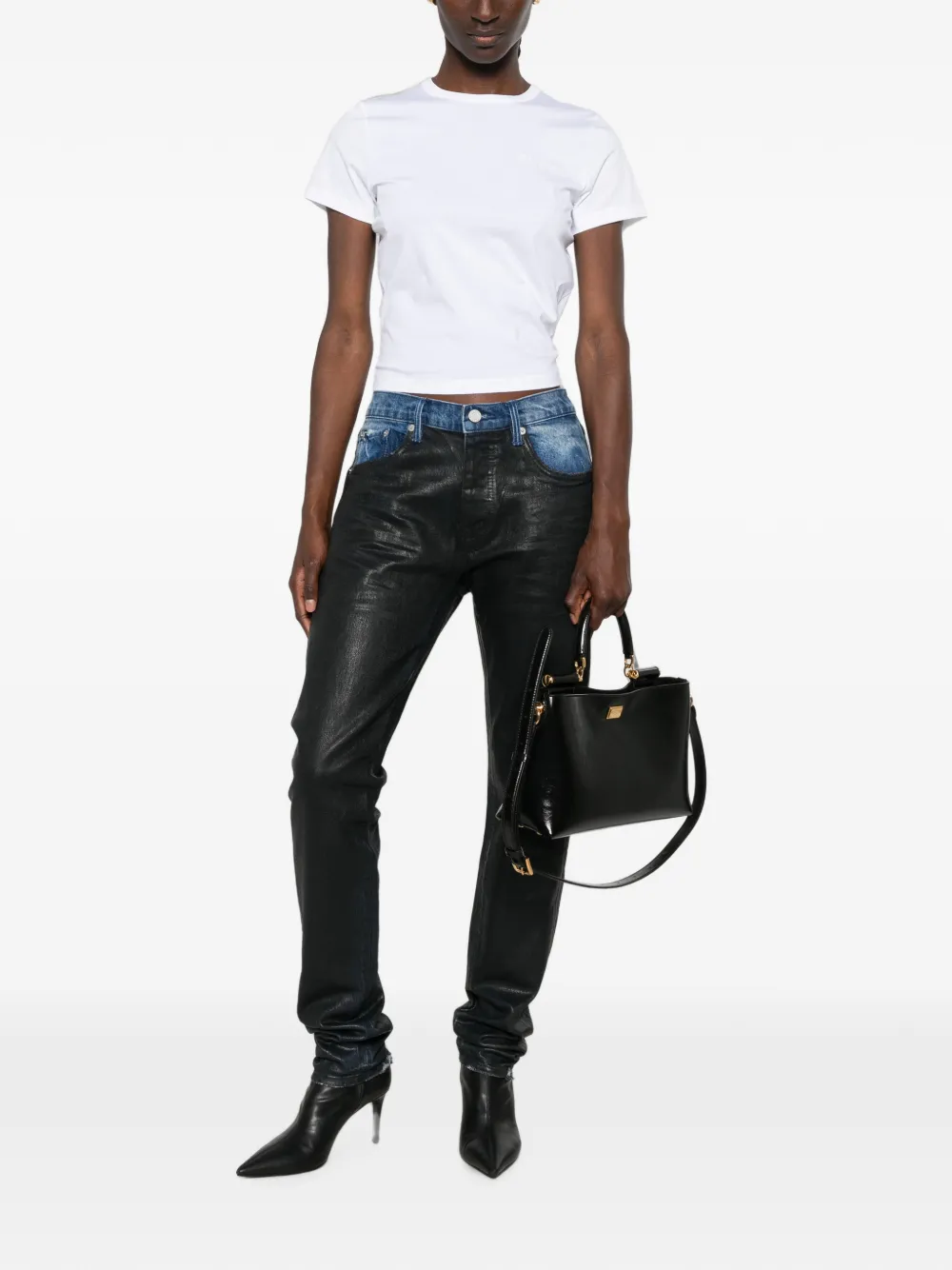 Gucci T-shirt met logoprint Wit