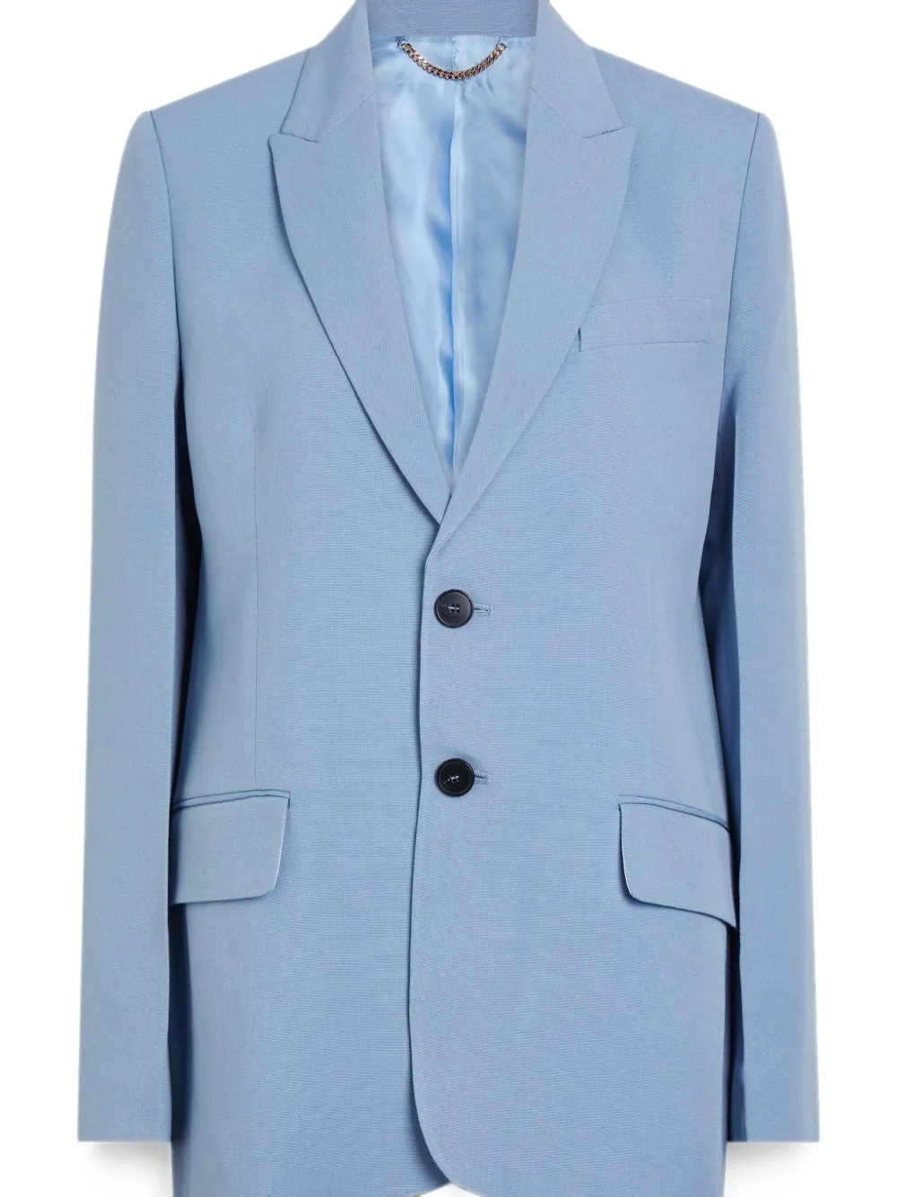Victoria Beckham Jack met dubbele rij knopen Blauw
