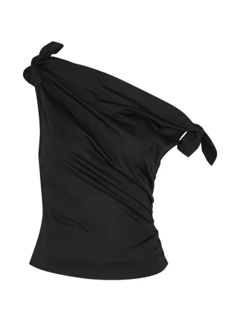 STAUD Bellaria knot-detail draped top