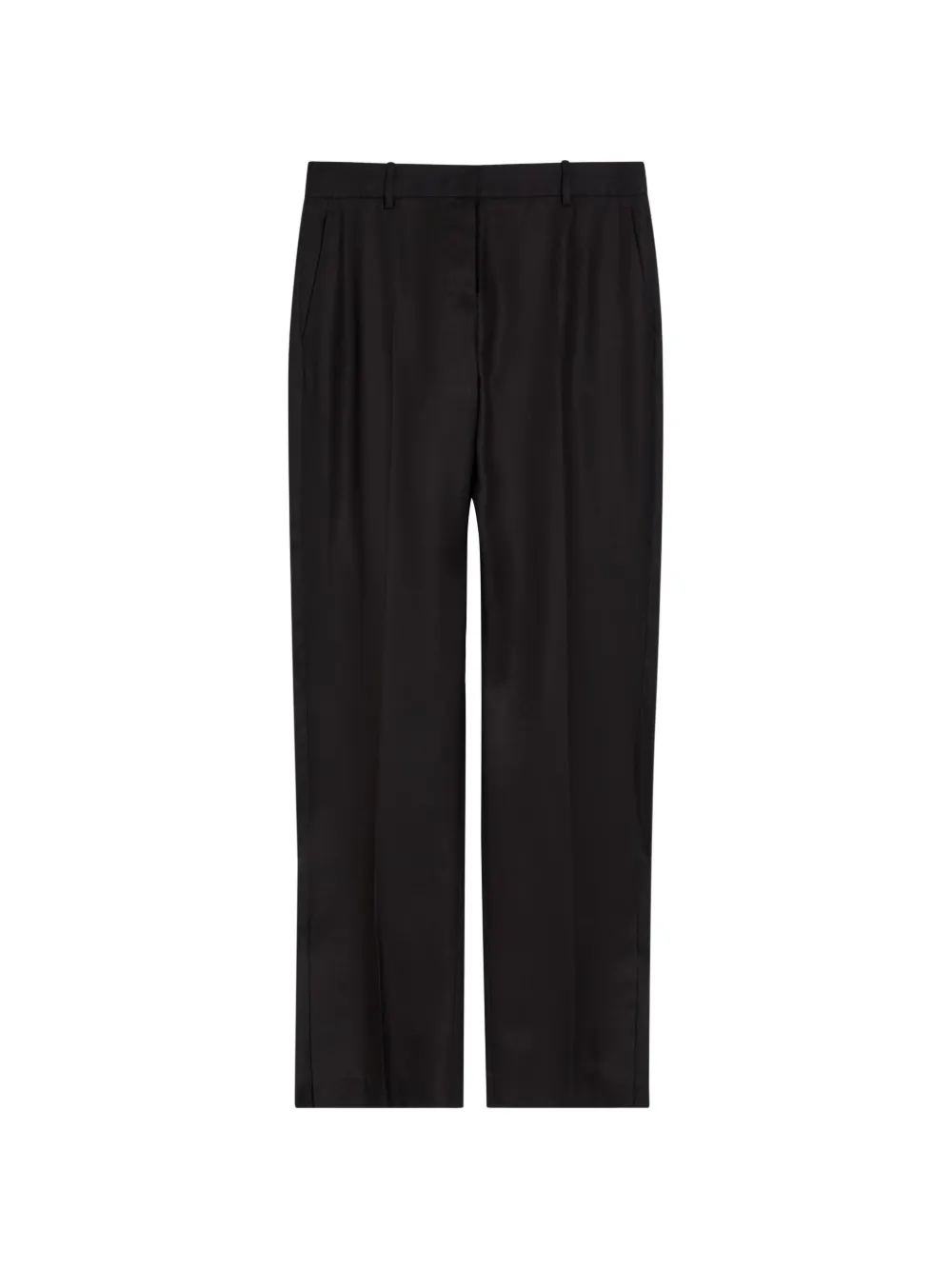 Heirlome Petula pleated-waistband tailored trousers - Nero
