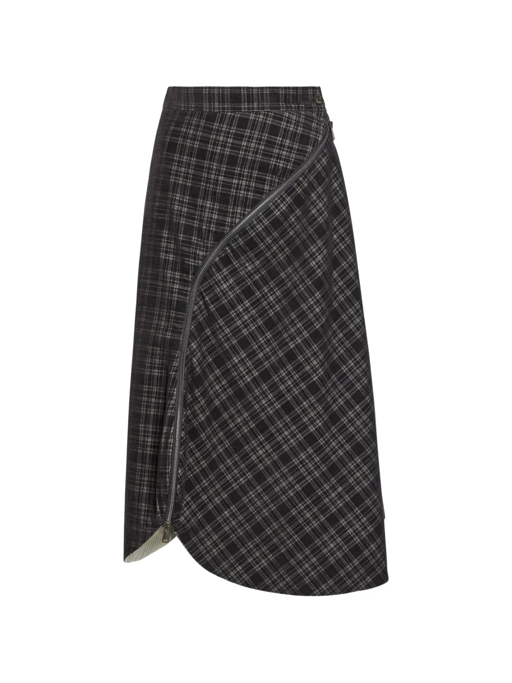 Vivienne Westwood tartan-print zip-detail skirt