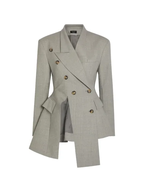 A.W.A.K.E. Mode asymmetric double-breasted jacket