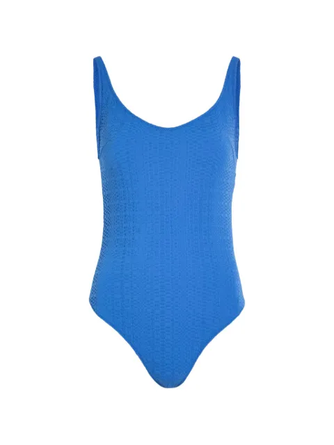 Lisa Marie Fernandez The Marilyn Maillot seersucker swimsuit