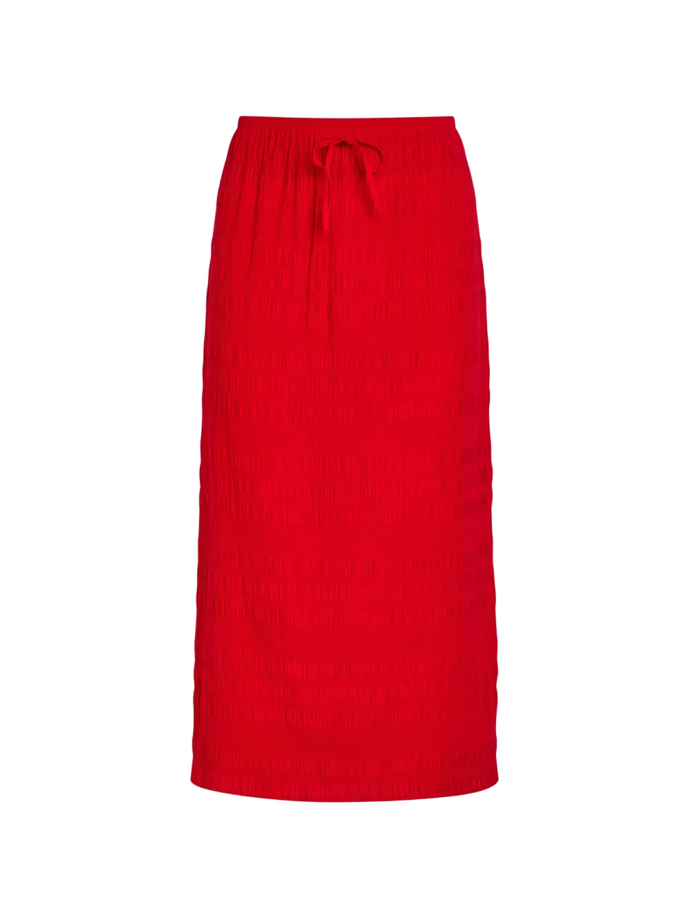 Polo Ralph Lauren crinkled midi skirt - Rosso
