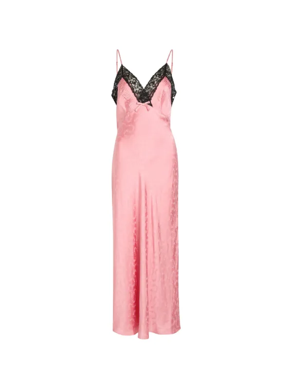 pink rixo dress Loralyn Silk Midi Dress in Kimmie Floral Pink