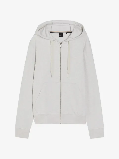 BOSS Spence zip-up drawstring hoodie