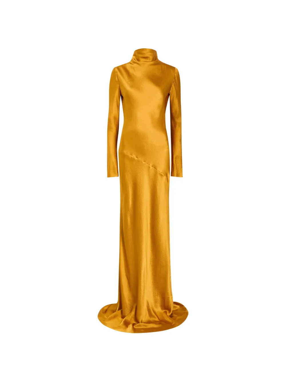 TOVE Gio high-neck long-sleeve maxi dress - Oro