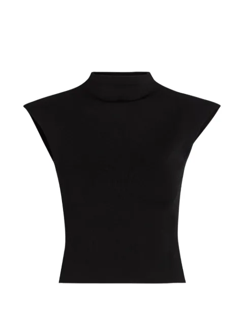 A.W.A.K.E. Mode mock-neck top