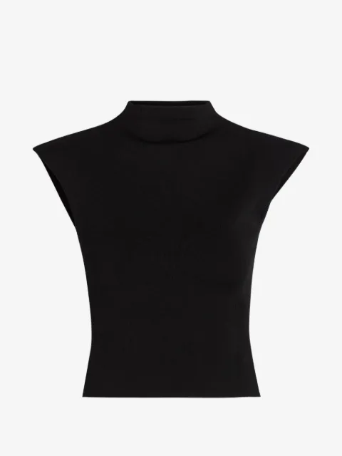A.W.A.K.E. Mode mock-neck top