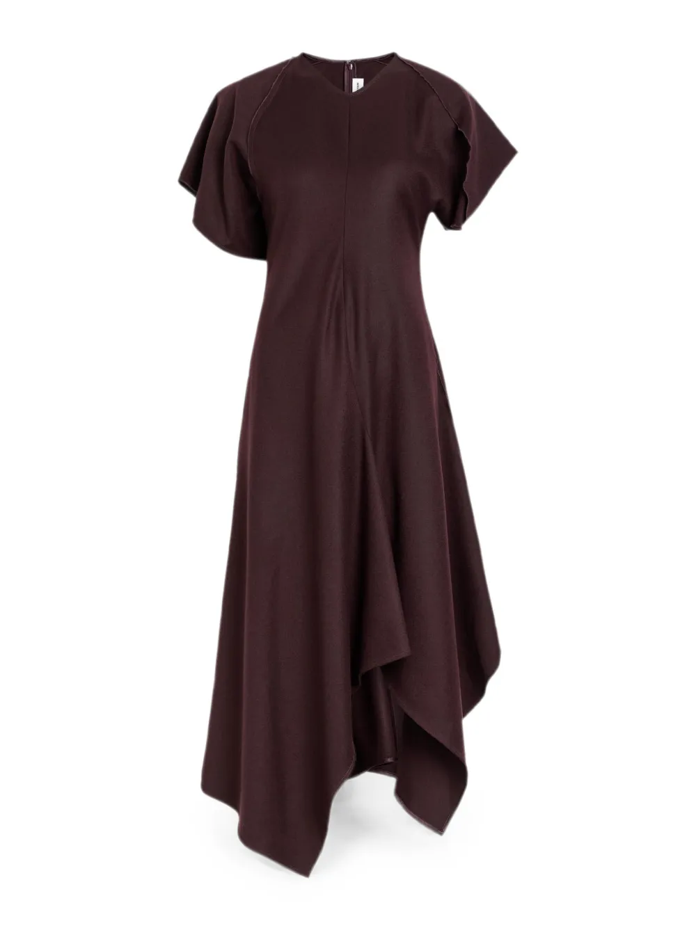 Victoria Beckham Asymmetrische jurk Rood