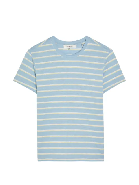 FRAME striped linen T-shirt