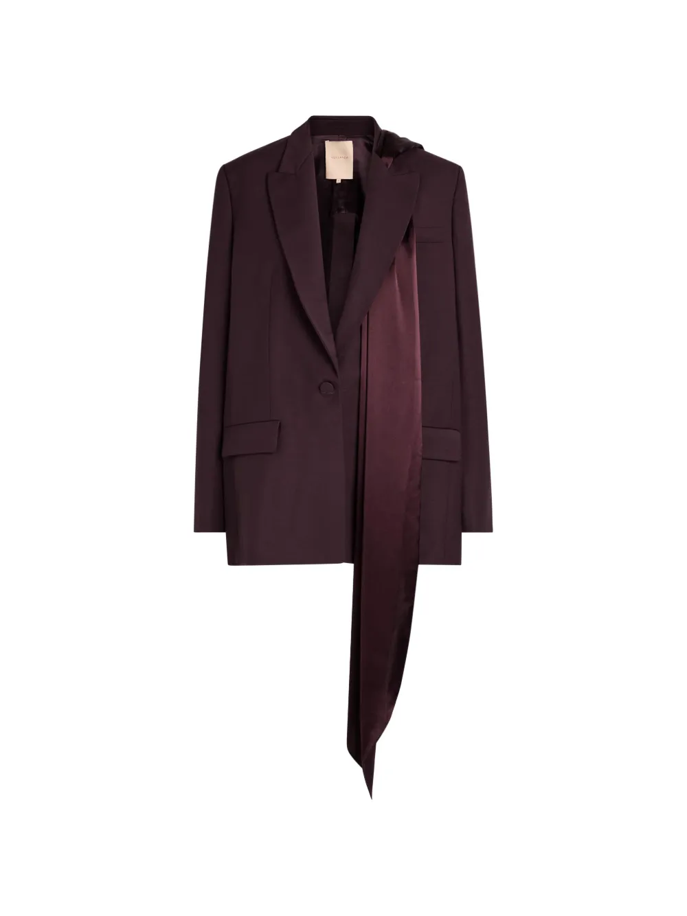 Roksanda Isabel draped-detail blazer - Purple