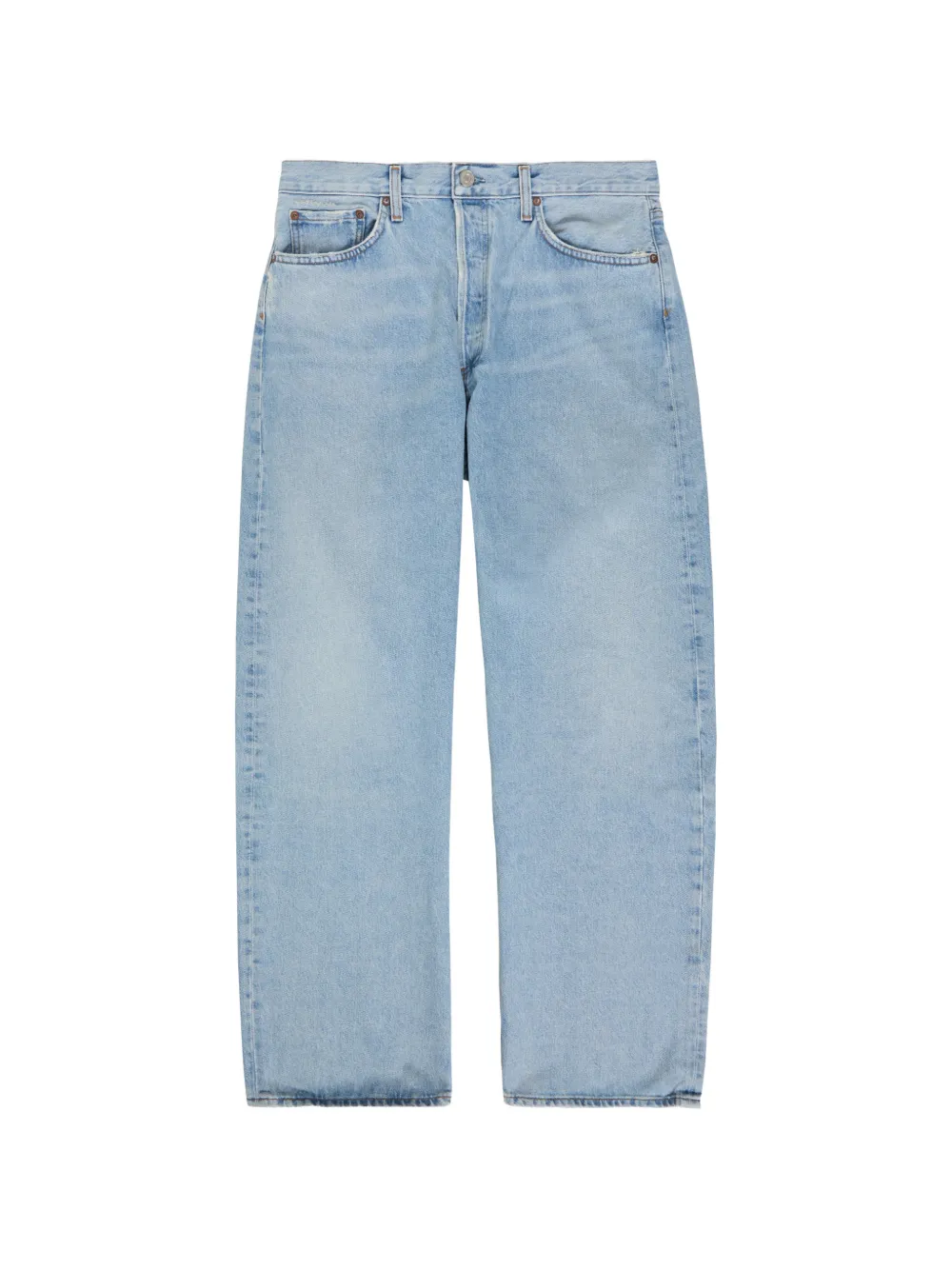 AGOLDE Jeans dritti con effetto sfumato - Blu