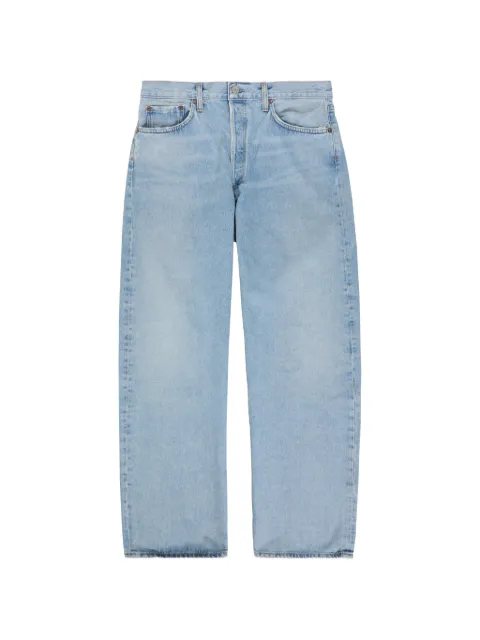 AGOLDE Ausgeblichene Straight-Leg-Jeans