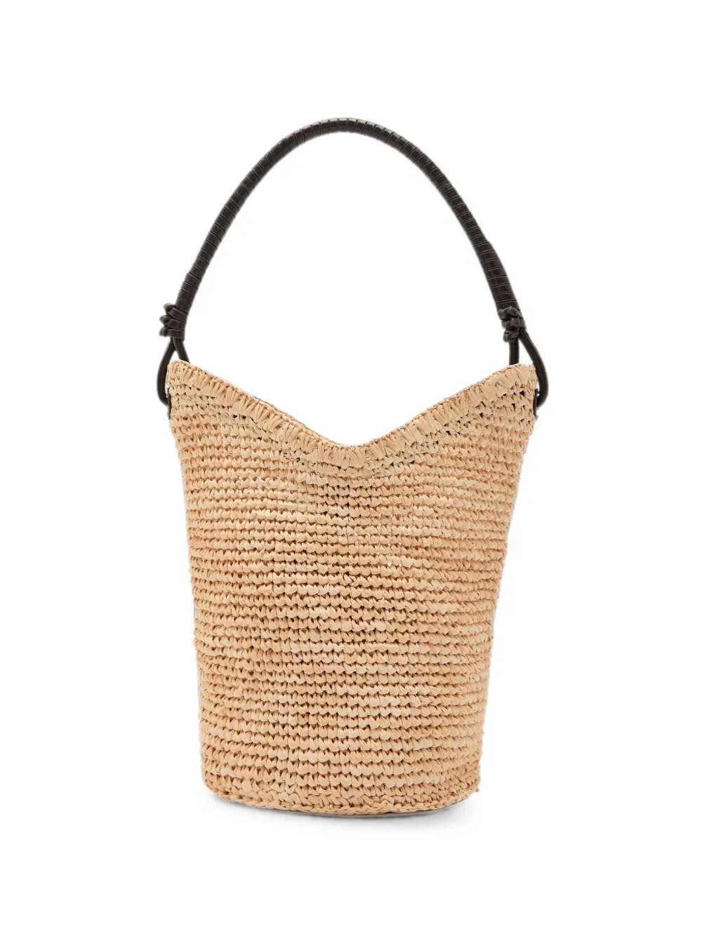 STAUD Gewebte Lani Beuteltasche - Nude